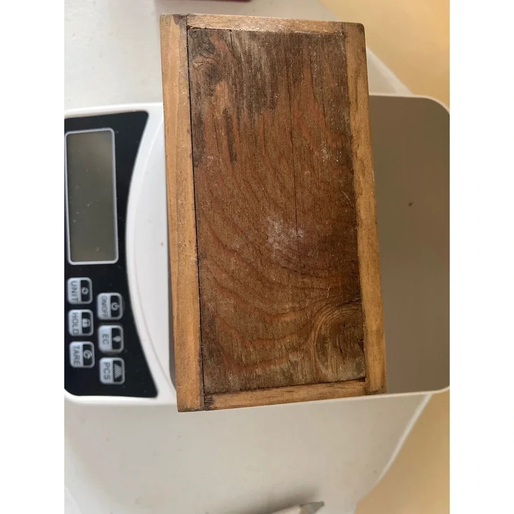 Vintage McGuire's Fisheries Wooden Crate Fresh Seafood Rustic Mini Storage Box